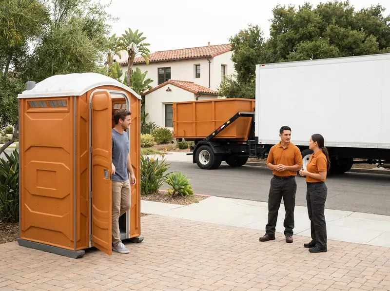 Deluxe Flushable Restroom Rental in Santa Barbara, CA